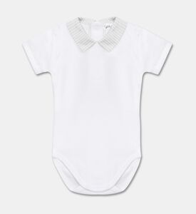 Jules & Juliette Paris Dotted-collar Peter Pan Bodysuit, Packshot View