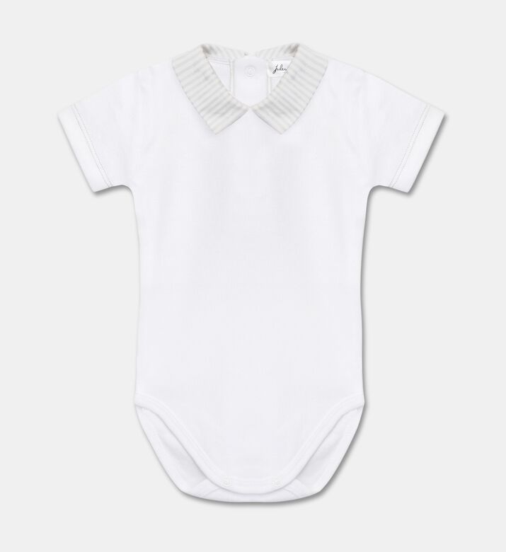 Jules & Juliette Paris Dotted-collar Peter Pan Bodysuit, Packshot View