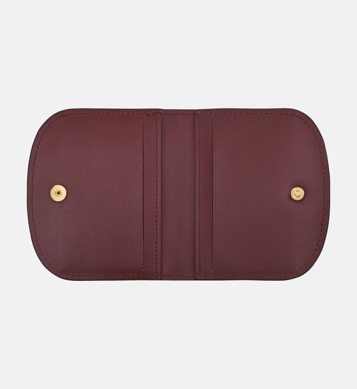 Longchamp Cardholder Epure, Burgundy, Packshot View