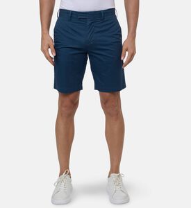Lacoste Button Closure Regular-fit Shorts, Blue, M, Model View