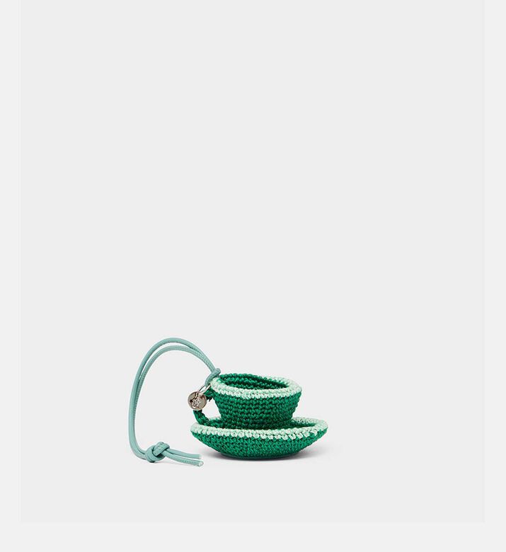 Crochet Tea Cup Saucer Charm
