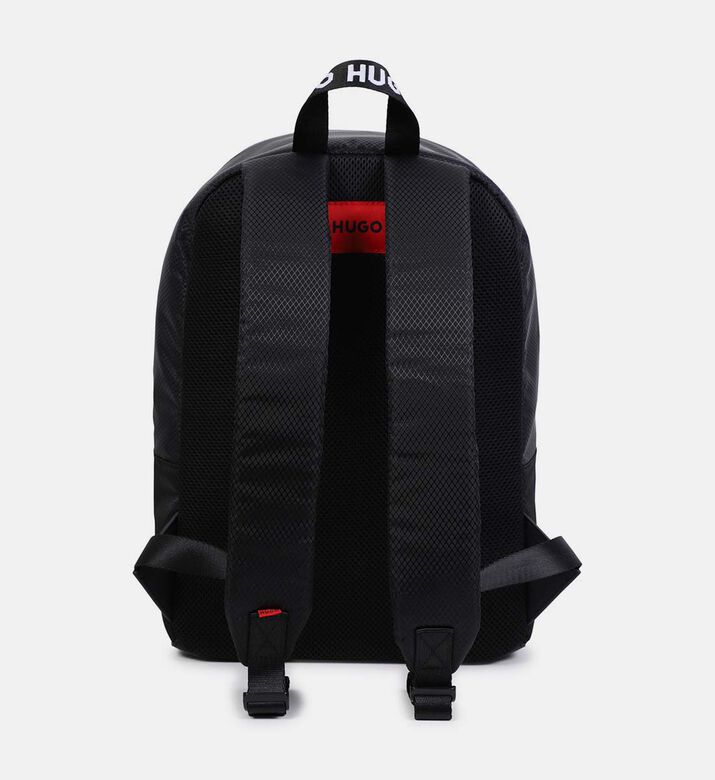 حقيبة ظهر بطبعة شعار بمقبض علوي