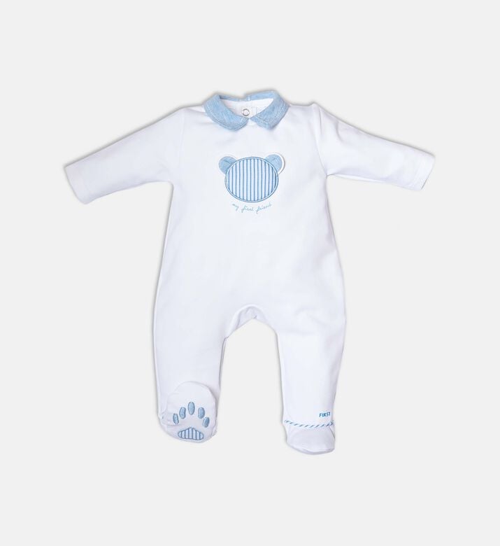 Collar Teddy Bear Romper