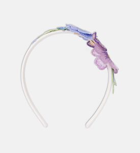 عصابة رأس مزينة بأزهار