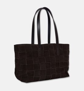 Dragon Diffusion Japan Handwoven Leather Tote Bag, Brown, Packshot View