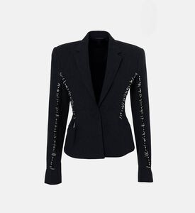Christopher Esber Single-breasted Metal Rings Blazer, Packshot View