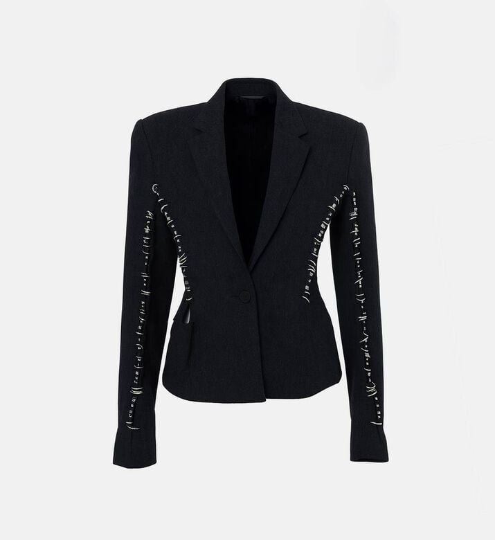 Christopher Esber Single-breasted Metal Rings Blazer, Packshot View