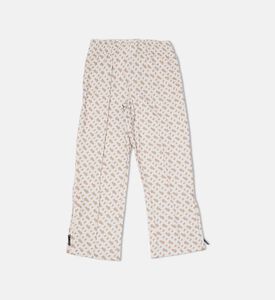 بنطال رياضي بطبعة أحرف العلامة على كامله