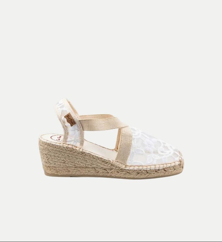 Terra-zd Cotton Blend Mid-wedge Closed-toe Espadrille