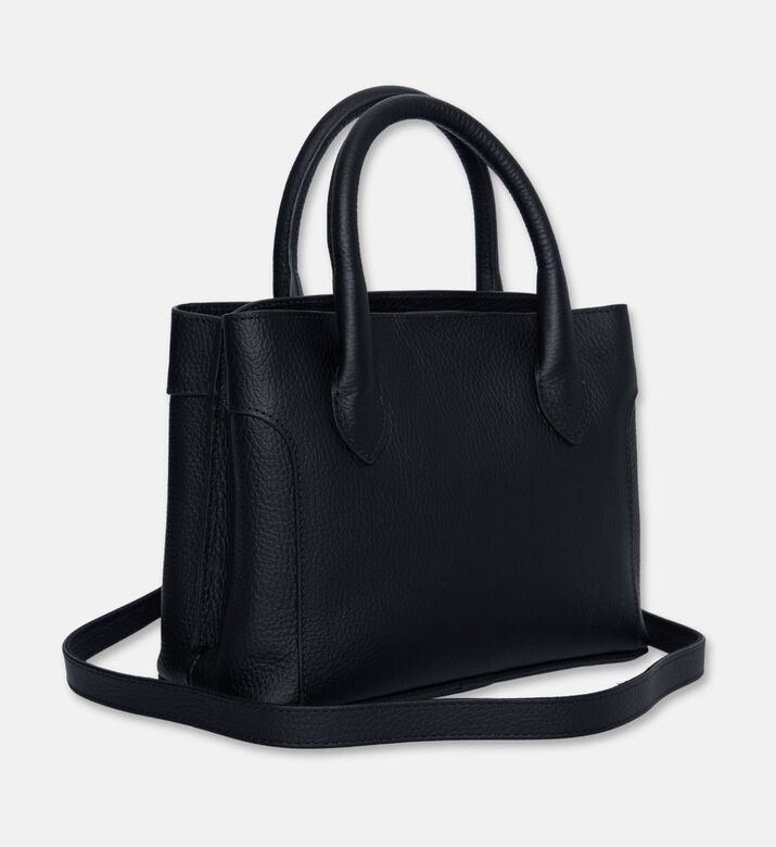 Maya.M Minimalistic Trapezoid Bag, Black, Packshot View