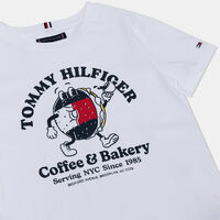 Bagels-print Crewneck T-shirt