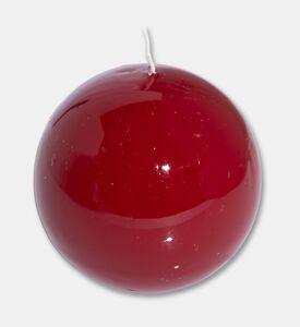 Graziani Round Paraffin Wick Candle, Burgundy, 8-cm, Packshot View