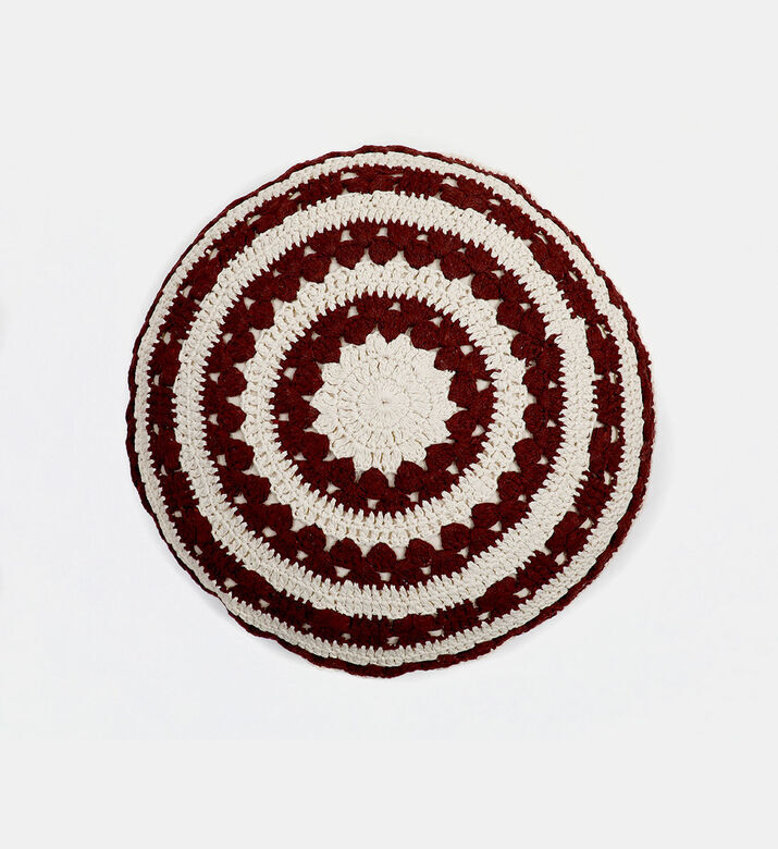 Home Deco and More Hellebore Cotton Round Cushion, Packshot View Home Deco and More Hellebore Cotton Round Cushion, Packshot View