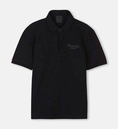 Cotton Pique Short-sleeve Polo