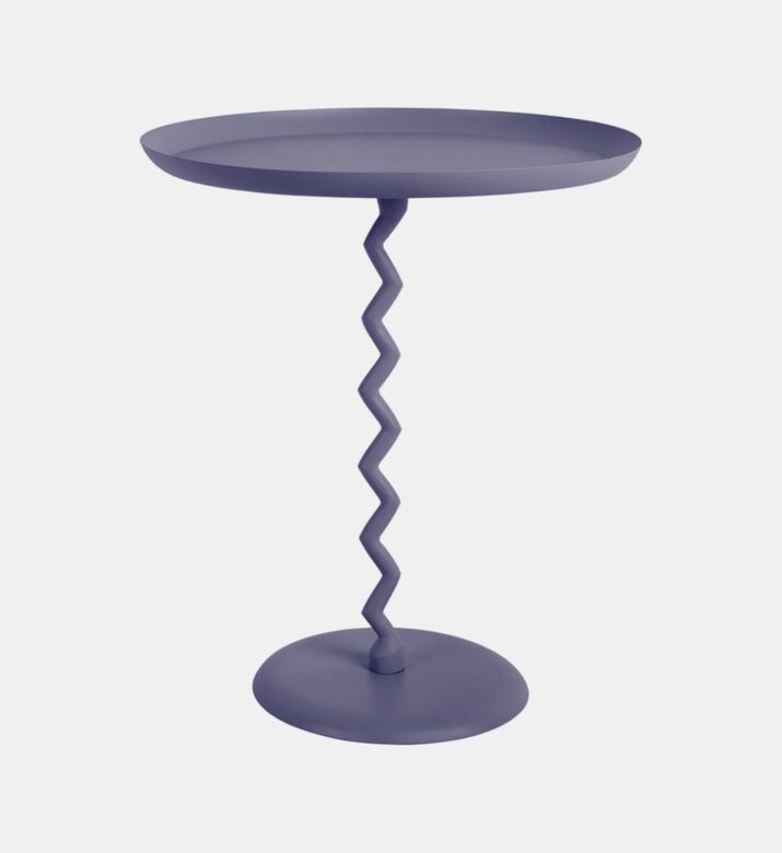 Zig-zag Monochrome Side Table