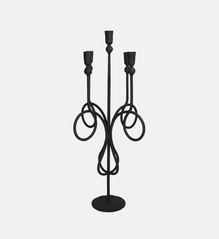 Iron Taper Candle Holder 5-stick Iron Taper Candle Holder 5-stick