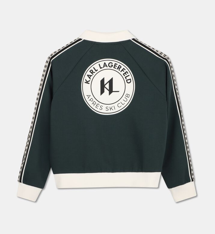 Karl Lagerfeld Track Ribbed Cardigan, Packshot View