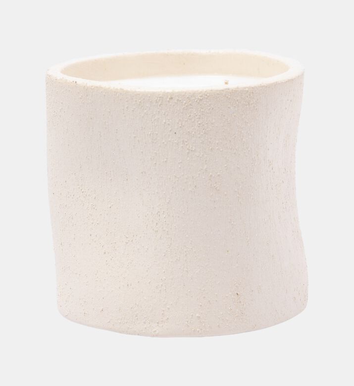 شمعة معطرة كبيرة بتصميم متموج