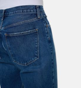 Agolde Dark-wash Tapered-leg Jeans, Model View