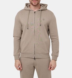 جاكيت قطن بغطاء رأس بسحّاب