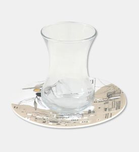 Silsal Set Of 6 Naseem Teacups, Packshot View