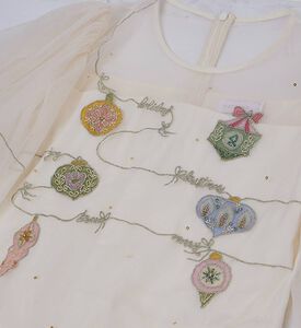 Tulle Hand-embroidered Dress