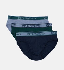 Waist Logo 3-packs Briefs Set Waist Logo 3-packs Briefs Set