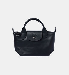 Longchamp Le Pliage Xtra Cowhide Leather Handbag, Black, Packshot View