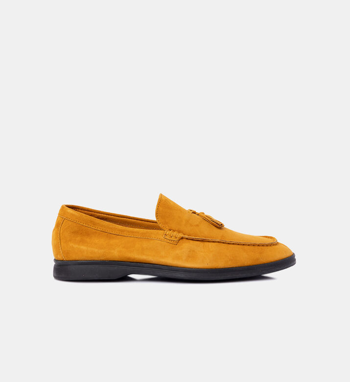 Suede Tassel Loafer