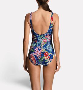 Ralph Lauren Ring Off-shoulder Underwire One-piece Swimsuit, Model View