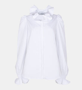 قميص Pensee قطني مزدوج الملتوي