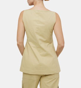 Cotton Gabardine Waistcoat