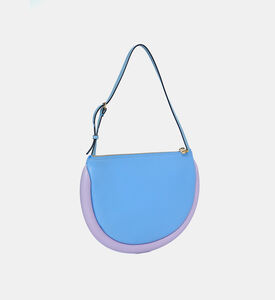 Leather Moon Shoulder Bag