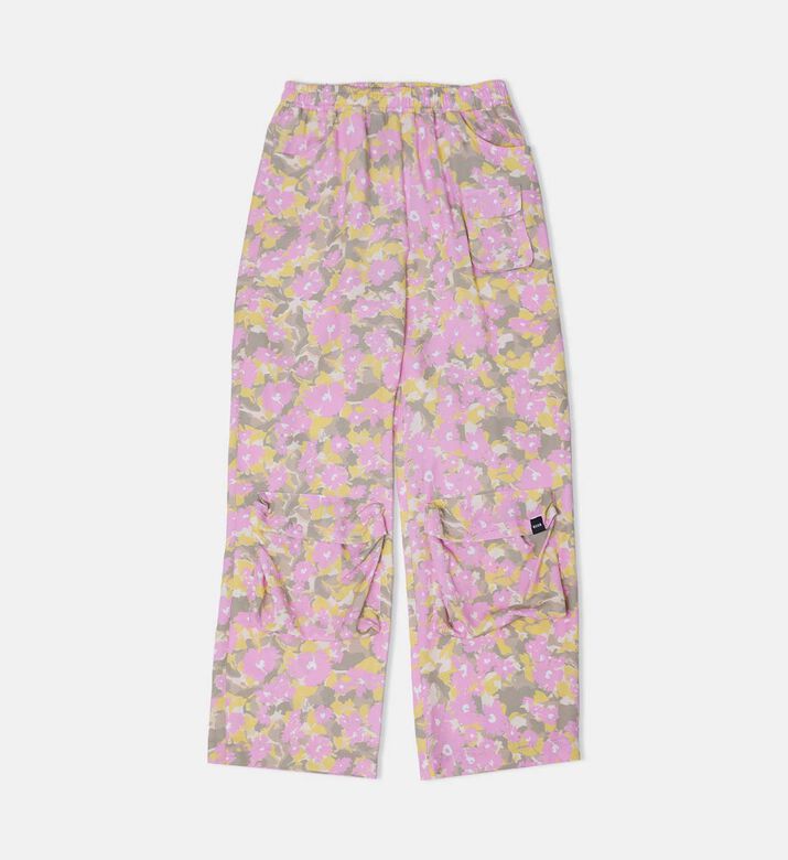 Floral Lyocell Cargo Pants