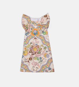Short-sleeve Floral Dress