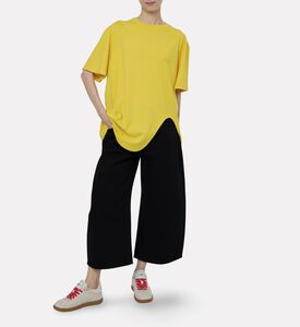 The Attico Oversized Curved-hem T-shirt, Model View