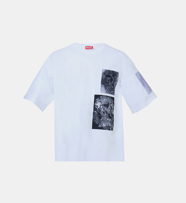 T-boxt-slits-q10 Raw-edge T-shirt T-boxt-slits-q10 Raw-edge T-shirt