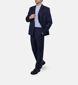 بنطال واسع مخطط