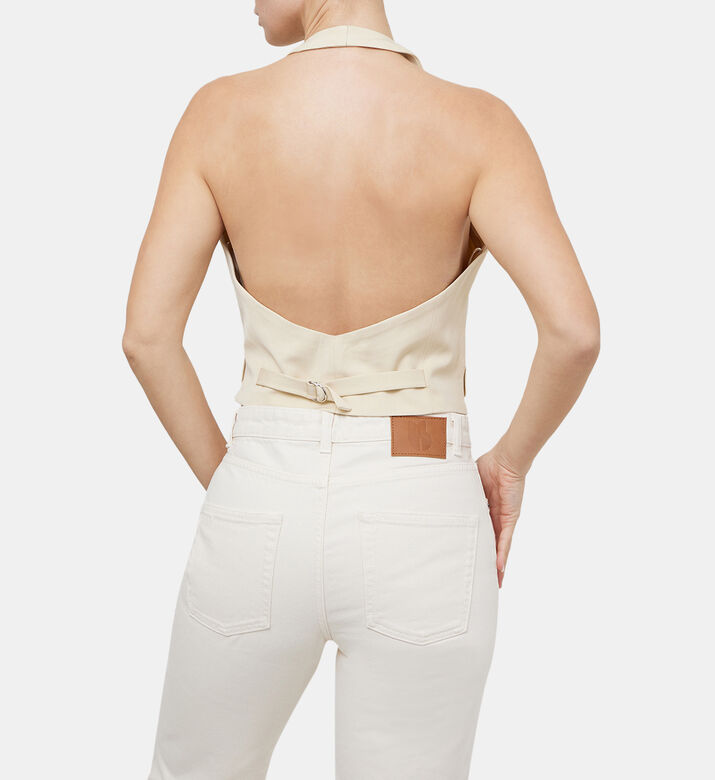 Good Buttoned Sleeveless Jacket