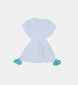 تونيك شاطئ بوجه مبتسم بلون ليمون