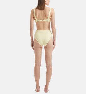 بيكيني أدفا مفصل بأزرار ذهبية