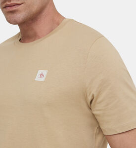 Cotton Logo-badge Short Sleeve T-shirt
