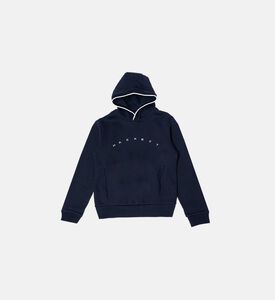 Hackett London Logo-print Contrasting Trim Pullover Hoodie, Packshot View