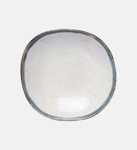 Ceramic Black-trim Soup Plate