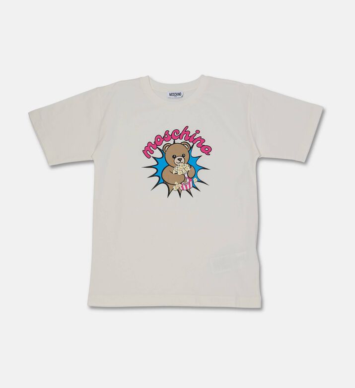 Moschino Kids Popcorn Teddy Maxi T-shirt, Packshot View