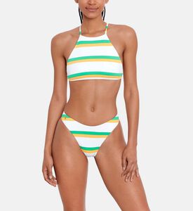Tennis-inspired Halter-neck Bikini Top Tennis-inspired Halter-neck Bikini Top