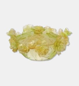 Cristal de Paris Candybox Rose Flower Amber, Packshot View