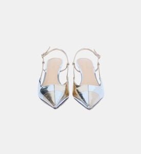 Metallic Slingback Pumps Metallic Slingback Pumps