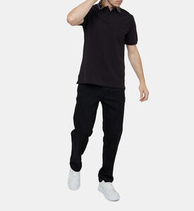 بنطال جينز قطني عالي الخصر