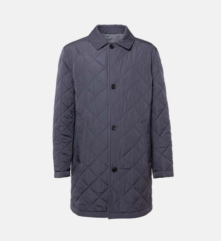 Button Closure Regular-fit Coat